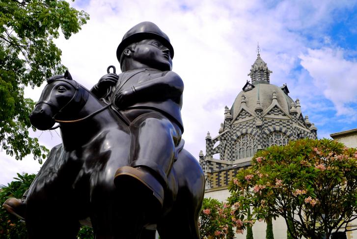 fernando botero sculpture medellin